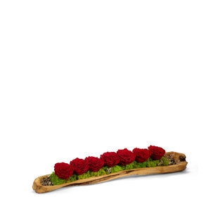 T&C FLORAL COMPANY Preserved Roses Arrangement in Decorative Planter