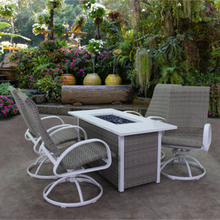 COURTYARD CASUAL FURNITURE 4 - Person Outdoor Seating Group with Cushions