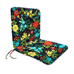 PLOW & HEARTH Outdoor 2.5'' Dining Chair Seat / Back Cushion