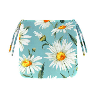 PLOW & HEARTH Outdoor 2.5'' Dining Chair Seat Cushion