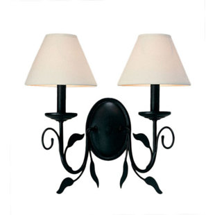 2ND AVE LIGHTING Bordeaux Stainless Steel Armed Sconce