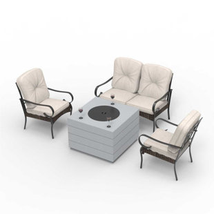 PRIMESTOK 4 - Person Outdoor Seating Group with Cushions