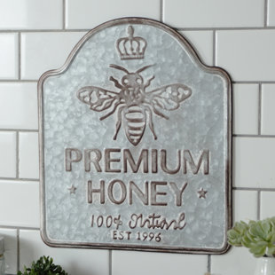 AMERICAN MERCANTILE Metal Text Wall Decor