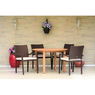 KITSCO Ciaran Round 4 - Person Outdoor Dining Set