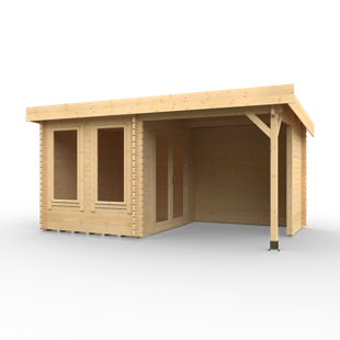 TIGER SHEDS The Lakra Tongue & Groove Log Cabin 16x10w