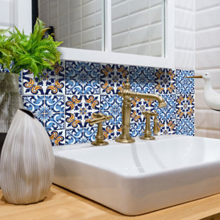 MI ALMA 6'' W x 6'' L Vinyl Peel and Stick Mosaic Tile