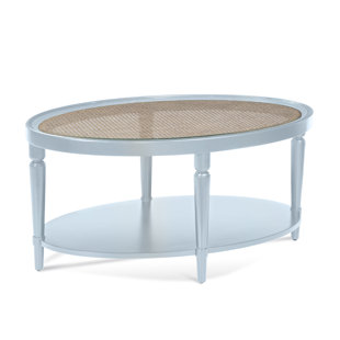 BRAXTON CULLER Halprin Glass Top Coffee Table