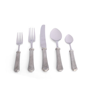 Vagabond House Arche Of Bees Stainless Steel Flatware Set