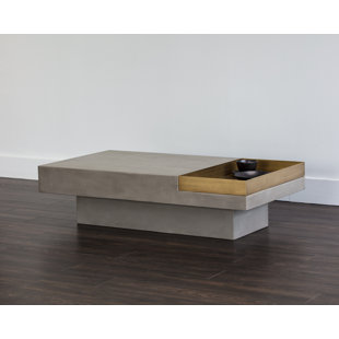 BRAYDEN STUDIO® Bat?han Stone Top Coffee Table