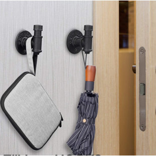 SIGRENA Pipeseries Wall Mounted Towel Hook (Set of 3)