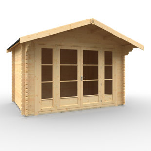 TIGER SHEDS The Siberian Tongue & Groove Log Cabin 8x12w