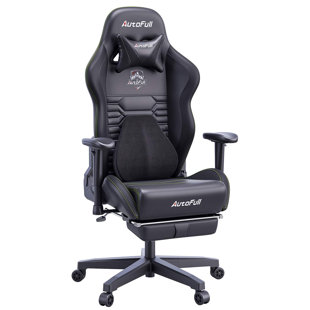 AUTOFULL Shield Gamer Chair with Backrest and Tall Gaming Chairs with Footrests