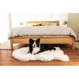 PAW BRANDS Orthopedic Faux Fur Pet Bed