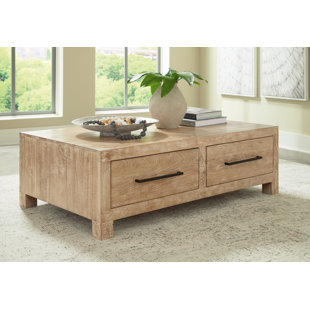 MILLWOOD PINES Dulandina Solid Wood Coffee Table