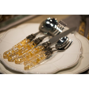 RIVADOSSI SANDRO 6-tlg. Besteckset Luna aus 18/10 Edelstahl für 6 Personen