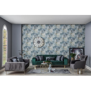 ZELLANO 3 - Piece Velvet Living Room Set