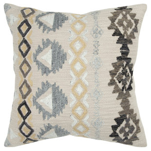 HOMEROOTS Ikat Cotton Throw Pillow