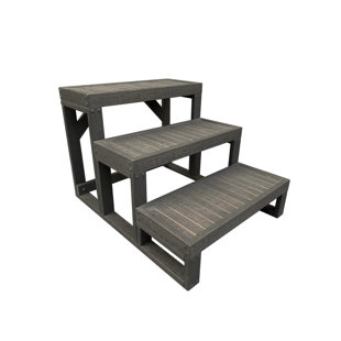 Westview Manufacturing 32'' D Hot Tub Step in Gray