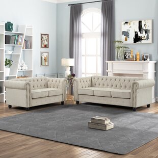 HOUSE OF HAMPTON® Abdulhameed 2 - Piece Living Room Set