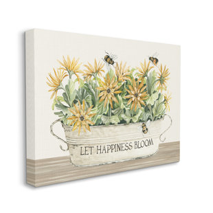 STUPELL INDUSTRIES " Happiness Bloom Insect Bee Hovering Rustic Flower Jar " by Cindy Jacobs