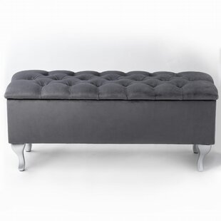 BENCH4HOME Velvet Upholstered Storage Bench