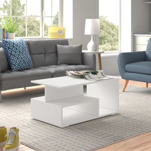 ZIPCODE DESIGN Cheston Floor Shelf Coffee Table with Storage
