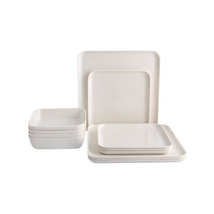 PORLAND Cortot 12 Piece Dinnerware Set, Service for 4