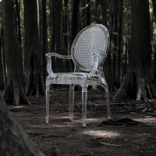 ROSDORF PARK Deserey Arm Chair in Clear