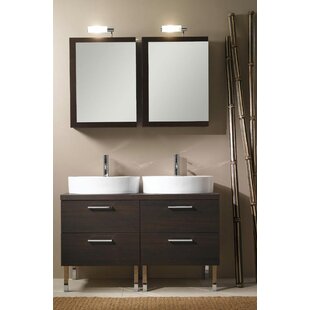 IOTTI BY NAMEEKS Aurora 45" Double Bathroom Vanity Set with Mirror