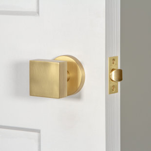 Viaggio Circolo Rosette Passage (Hall & Closet) with Quadrato Knob