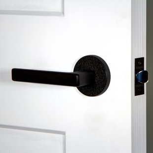 Viaggio Circolo Leather Texture Rosette Double Dummy with Lusso Lever