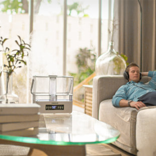 YOKEKON Humidifiers For Large Room Home, Warm And Cool Mist Humidifiers, 6L Room Humidifiers Covering 753 Ft², Perfect Large Humidifiers For Plants Office, Remote, Quiet, Aroma Box, Transparent Tank