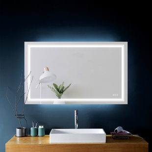 MEDUNJESS 36'' x 60'' Rectangle LED Wall Mirror