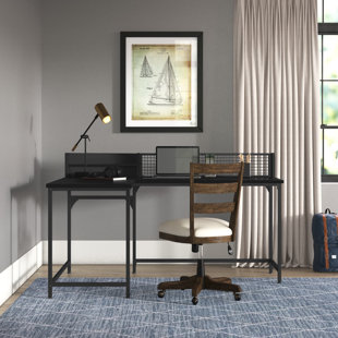 GREYLEIGH™ TEEN Louisa L-Shaped Metal Base Writing Desk