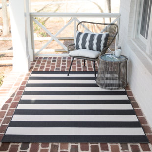 ZIPCODE DESIGN Cecil Striped Indoor / Outdoor Area Rug