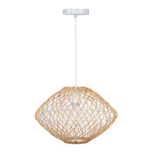 GRANDVIEW GALLERY Rattan Dimmable Geometric Chandelier