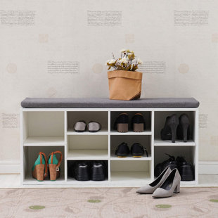 LEVI BEER Schuhbank Cinambei für 10 Paar Schuhe