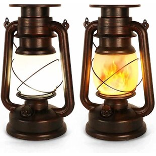 CELLPAK 10.92'' Battery Powered Outdoor Lantern (Set of 2)