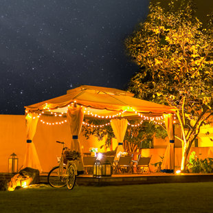 YOHO BEDDING INC 13 Ft. W X 10 Ft. D Steel Patio Gazebo