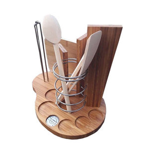 Jardin Deco Bamboo Utensil Holder