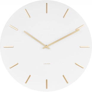 JARDIN DECO Metal Wall Clock