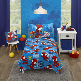 DISNEY: MARVEL NoJo Marvel Spidey and His Amazing Friends Spidey Team Super Soft Toddler Blanket