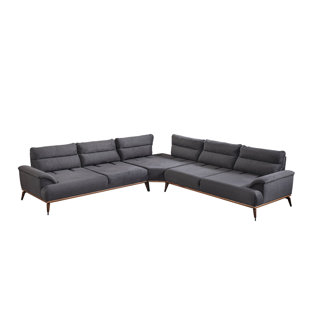 ZELLANO 2 - Piece Velvet Sectional
