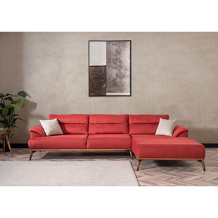 ZELLANO 2 - Piece Velvet Sectional