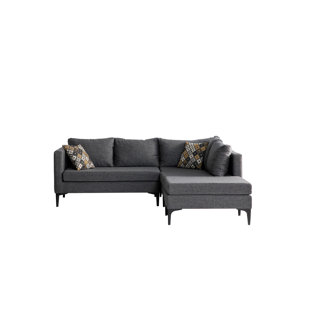 ZELLANO 4 - Piece Velvet Sectional