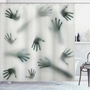 EAST URBAN HOME Shower Curtain with Hooks Included