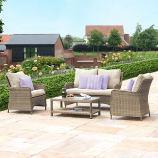 ZIPCODE DESIGN Dulce Heritage Square Rattan Sofa Set