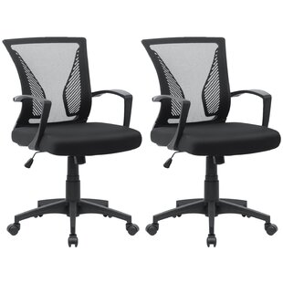 UPPER SQUARE™ Johannsen Polyester Blend Task Chair (Set of 2)