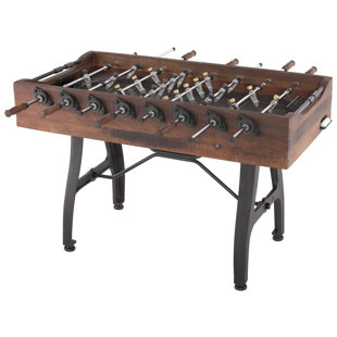 District Eight Design 76'' L Foosball Table with Telescopic Rods