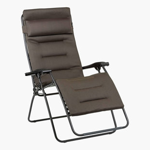 Lafuma Mobilier RSXA Clip XL Zero Gravity Chair - Air Comfort Padded Outdoor Folding Patio Recliner